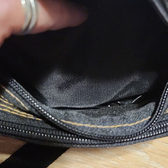 90s Beltbag Fanny Pack Nylon Pockets Buckles Fall Belt Bag Crossbody Sling - Picture 5 of 9